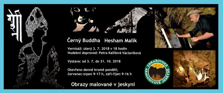 Výstava Černý Buddha - pozvánka
