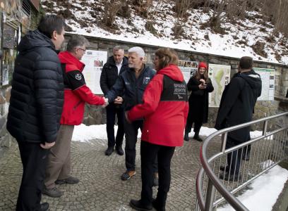 Zbrašovské aragonitové jeskyně poprvé v dějinách hostily prezidenta